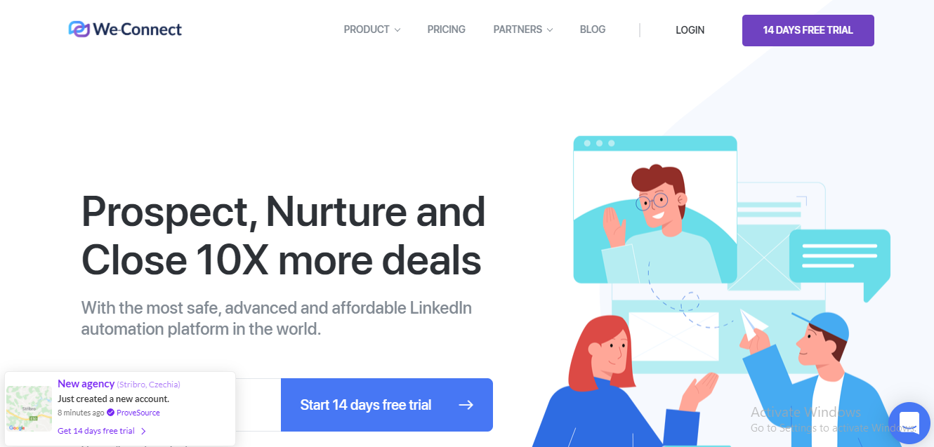 We-Connect Review: The Best & Safest LinkedIn Automation Software
