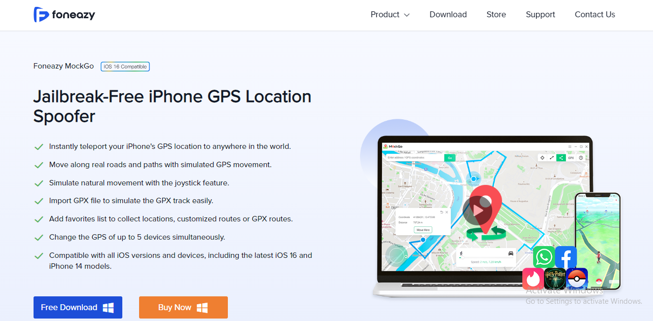 Foneazy's MockGo Review The Best & Trusted iPhone GPS Location Spoofer